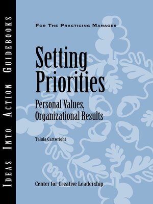 cover image of Setting Priorities
